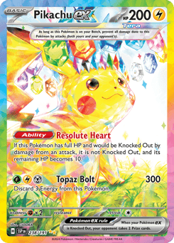 Pikachu ex, Surging Sparks
